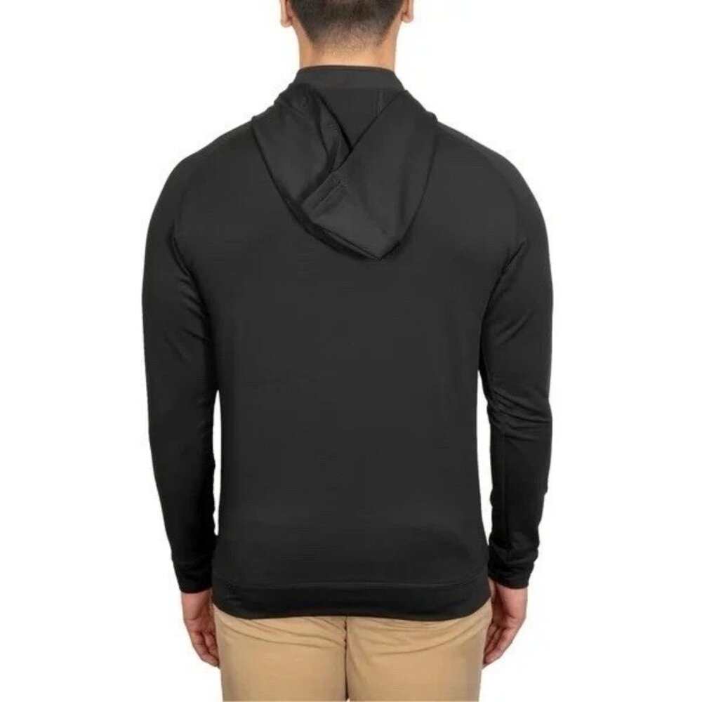 NEW Swannies Golf Men's M Vandykes Black Hoodie Sweatshirt G1548 - Picture 3 of 13